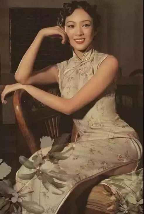 红色旗袍 明星,复古时尚的华丽演绎